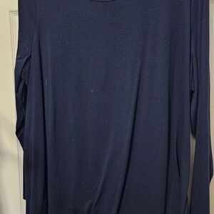 LuLaRoe Navy Long Sleeve Tee